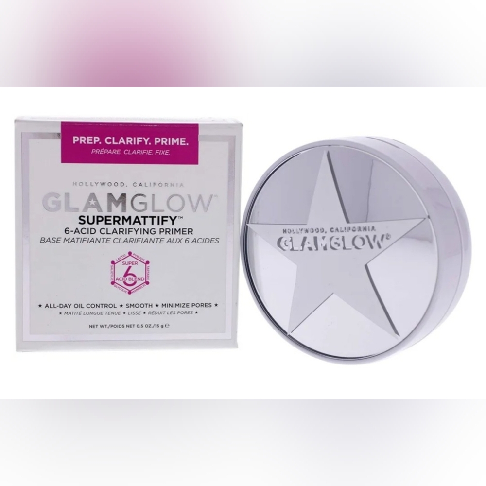 47 - NEW - GLAMGLOW supermattify 6-acid clarifying primer